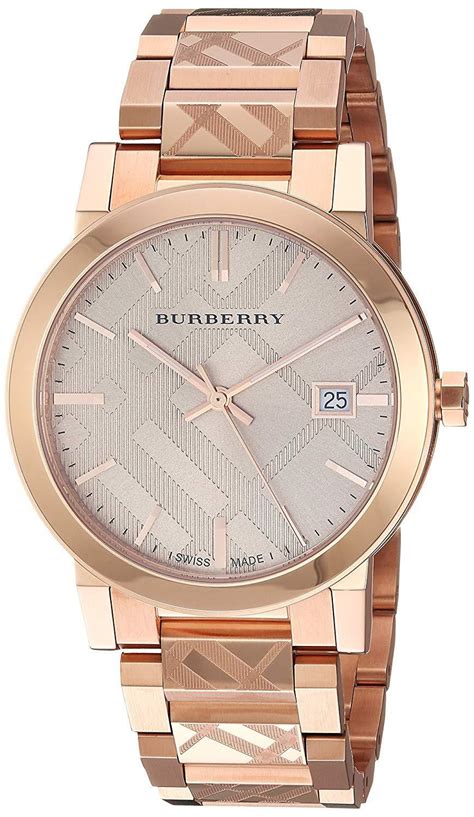 burberry rose gold ladies watch.